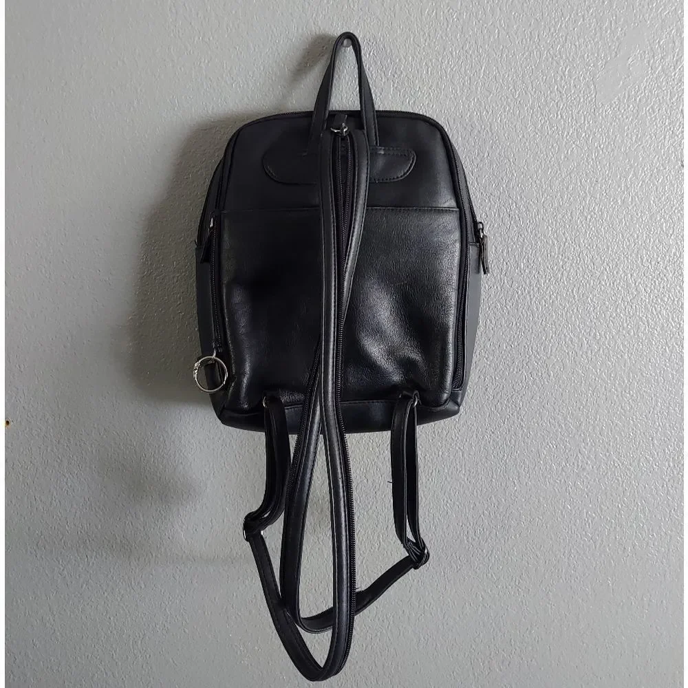 Vintage Hillard & Hanson Black Backpack